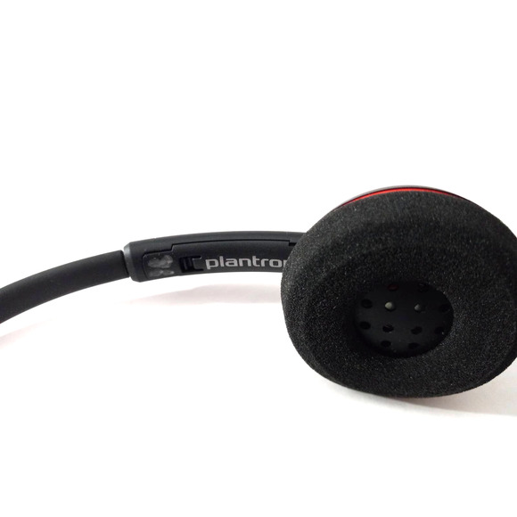 Plantronics Model C3220 Blackwire Black Red Computer Headset - Picture 8 of 9